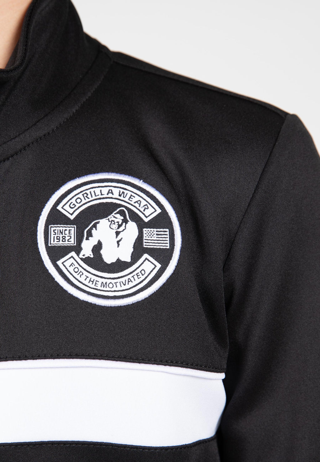 Gorilla Wear Vernon Kids Trainingsjas - Zwart - Afbeelding 6
