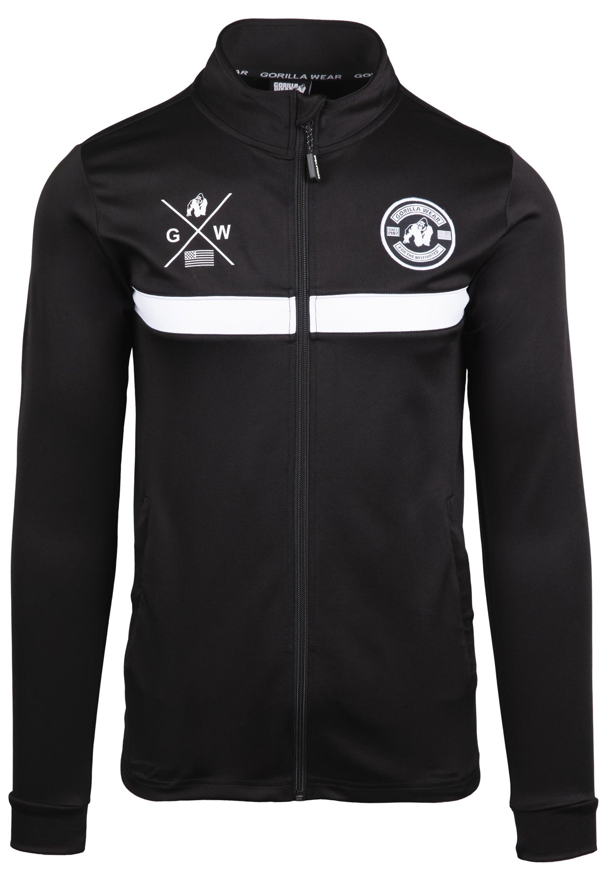 Gorilla Wear Vernon Kids Trainingsjas - Zwart - Afbeelding 9