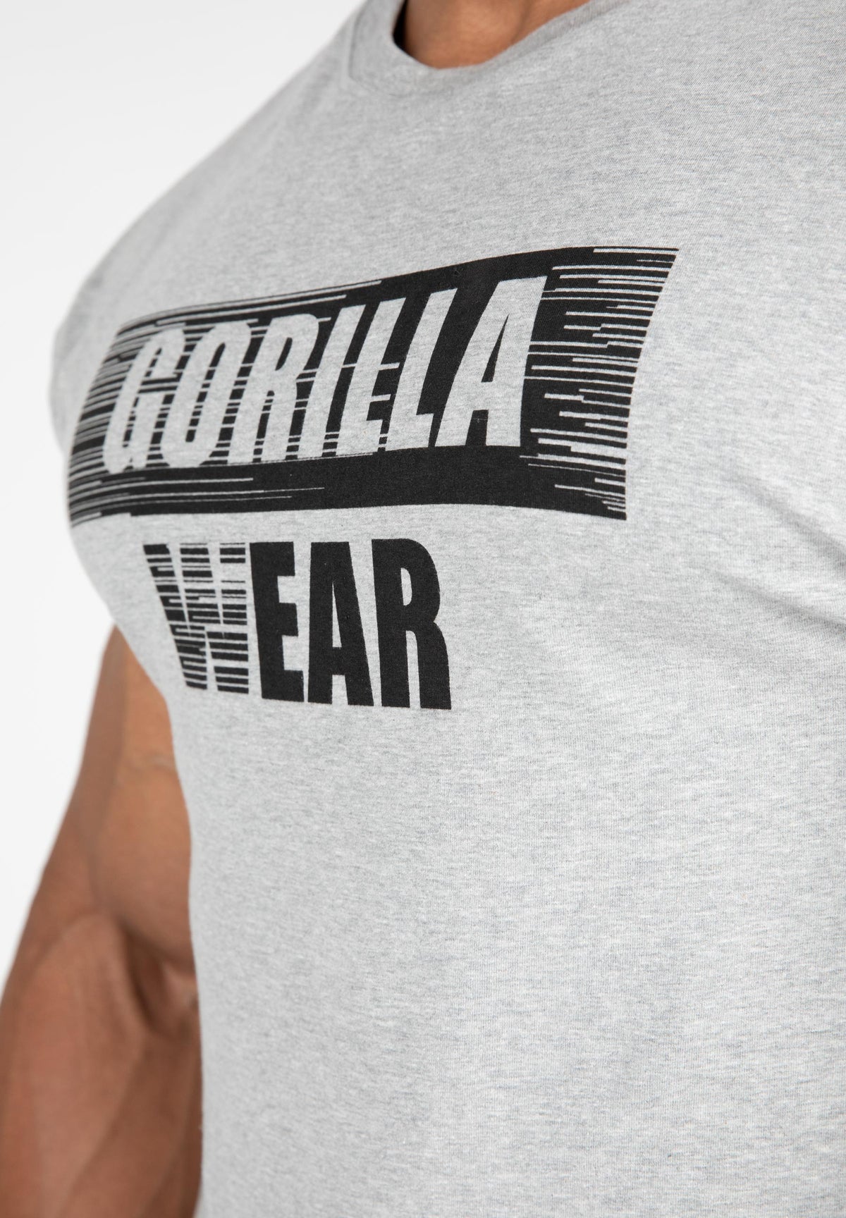 Gorilla Wear Murray T-shirt - Grijs Gemêleerd - Afbeelding 5