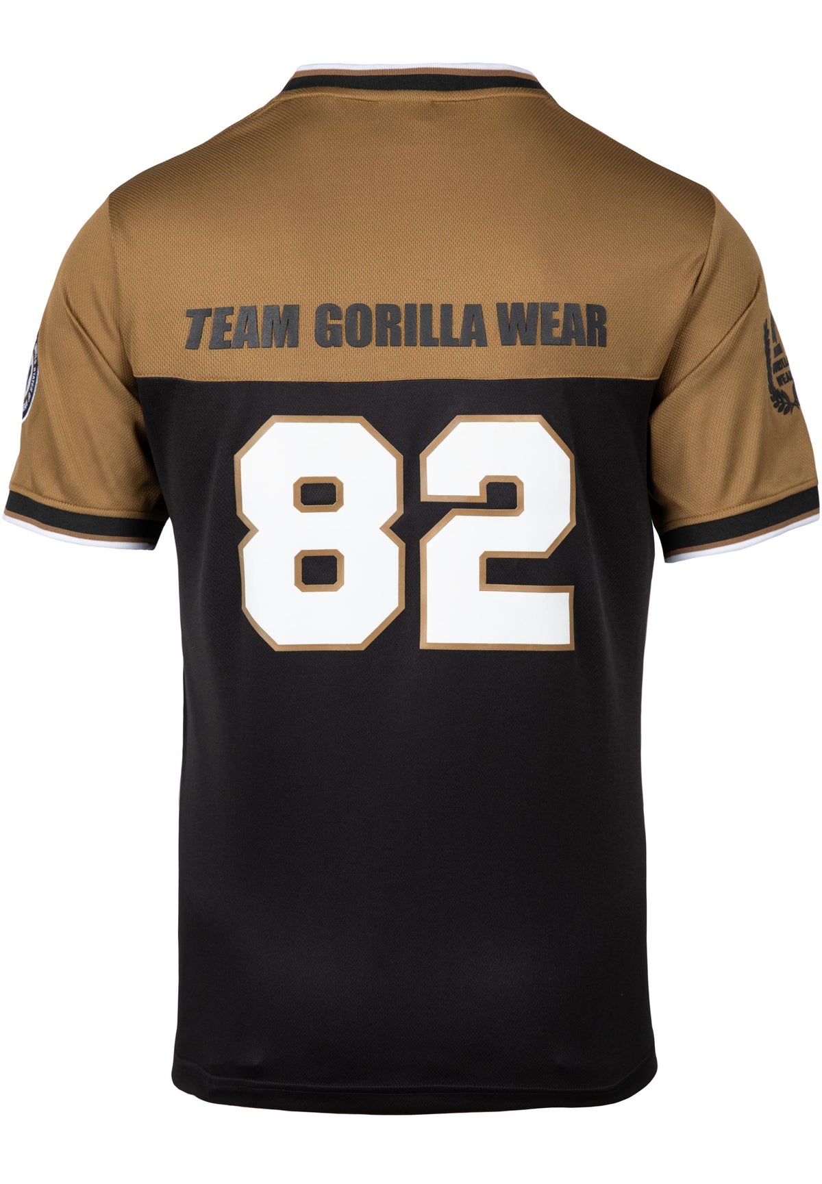 Gorilla Wear Trenton Football Jersey - Zwart/Goud - Afbeelding 9