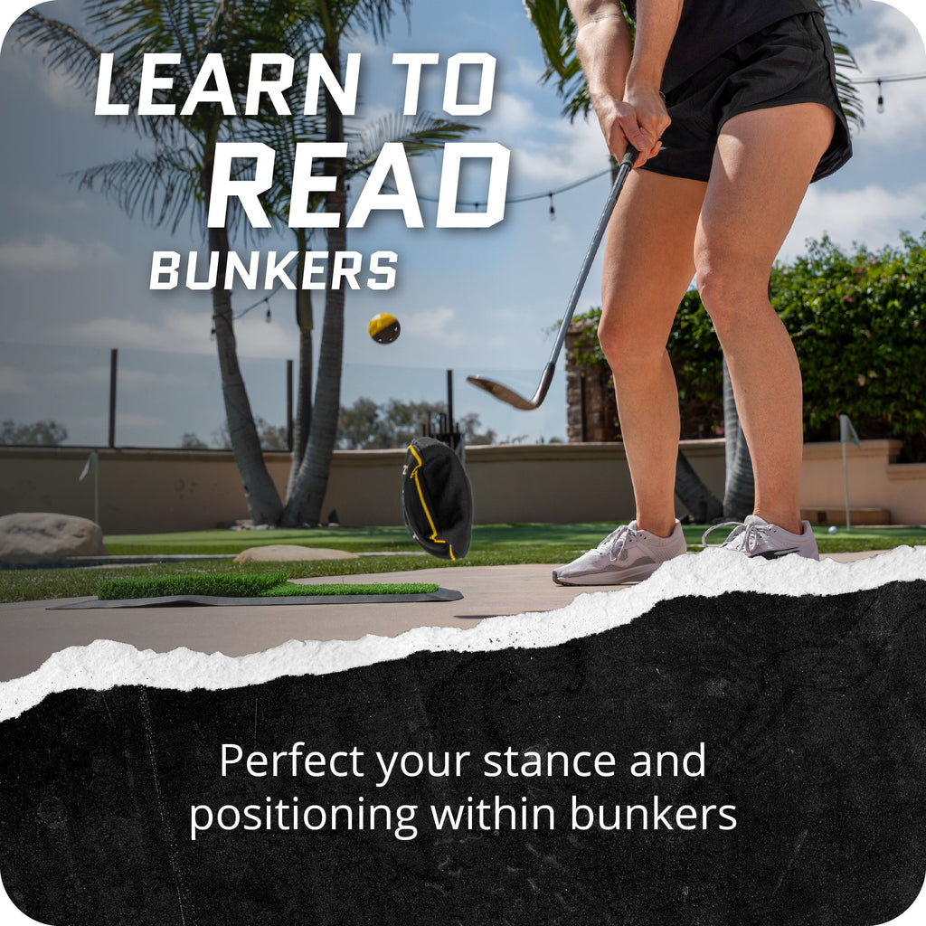 SKLZ Bunker Caddie - Golf Bunker Terrein Trainer - In gebruik