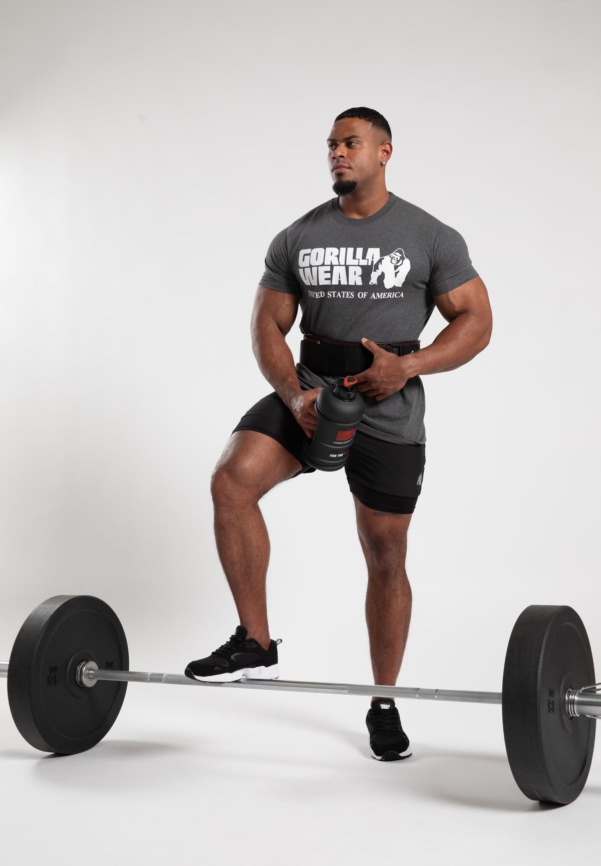 Gorilla Wear Classic T-shirt - Donkergrijs - Afbeelding 5