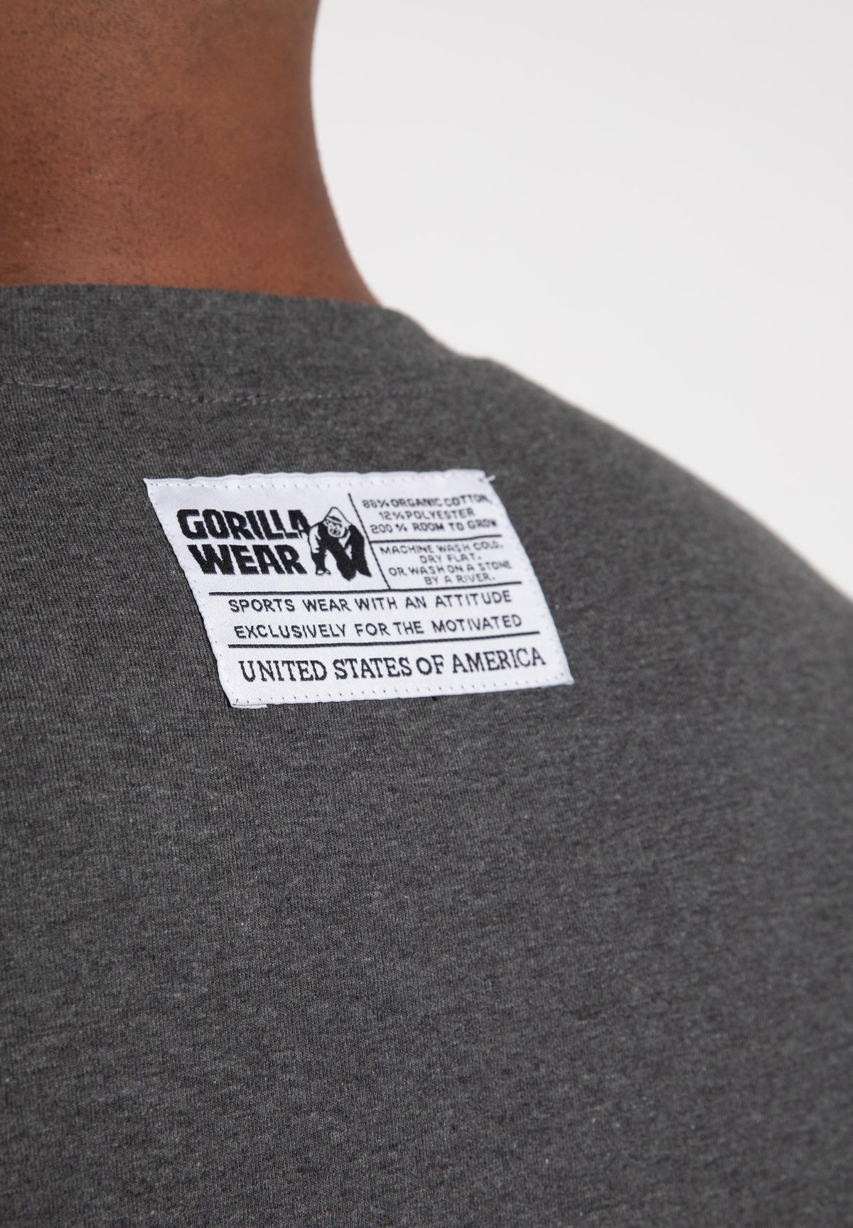 Gorilla Wear Classic T-shirt - Donkergrijs - Afbeelding 6