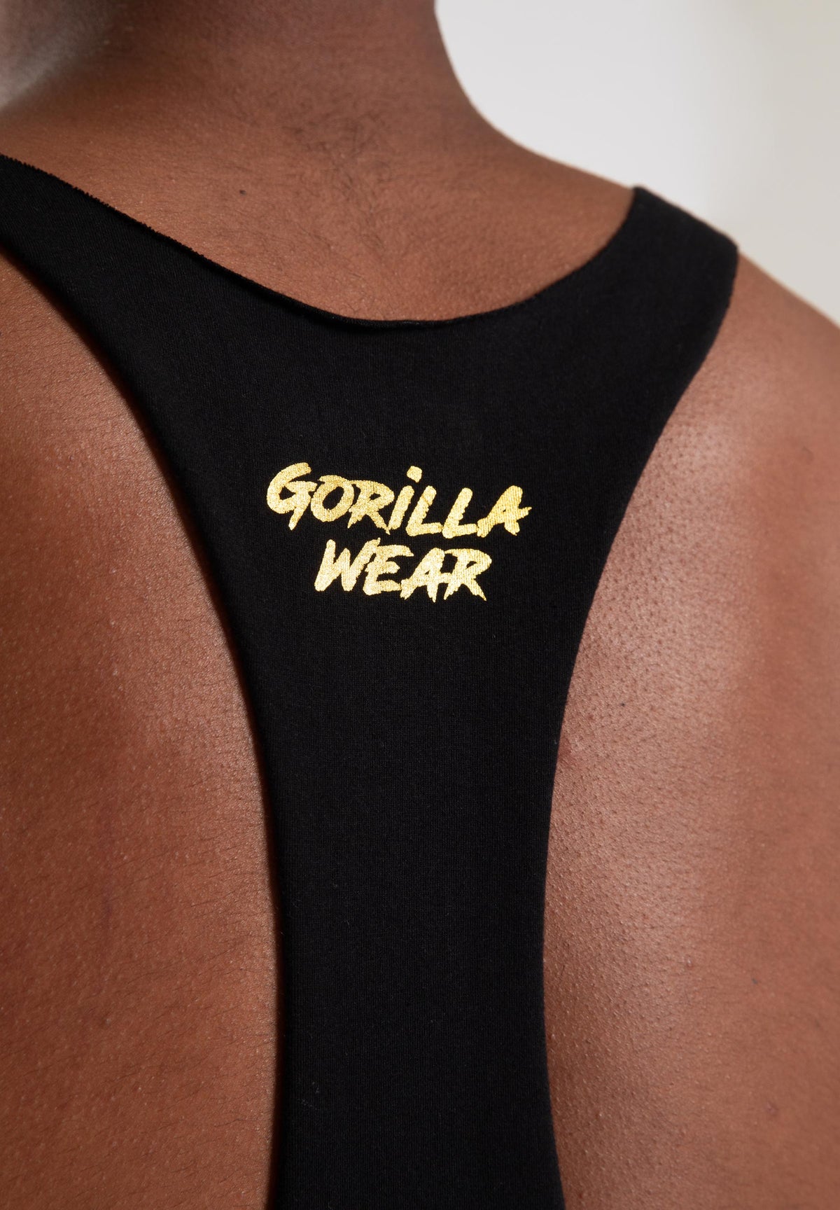 Gorilla Wear Melrose Stringer - Zwart/Goud - Afbeelding 6