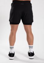 Gorilla Wear Cortez 2-in-1 Shorts - Zwart - In gebruik