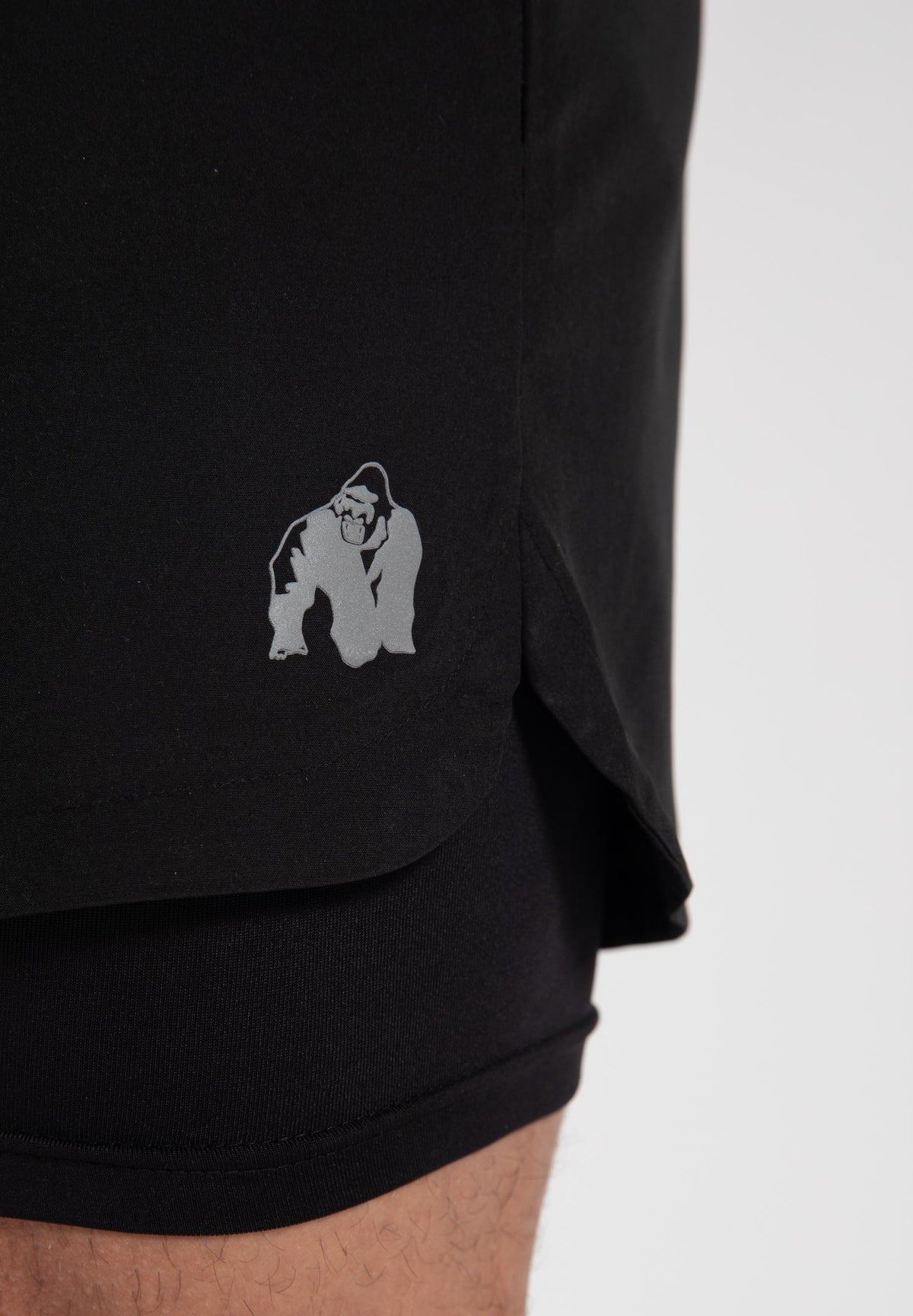 Gorilla Wear Cortez 2-in-1 Shorts - Zwart - Afbeelding 5