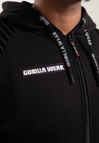 Gorilla Wear Georgia Vest met Capuchon - Zwart - In gebruik