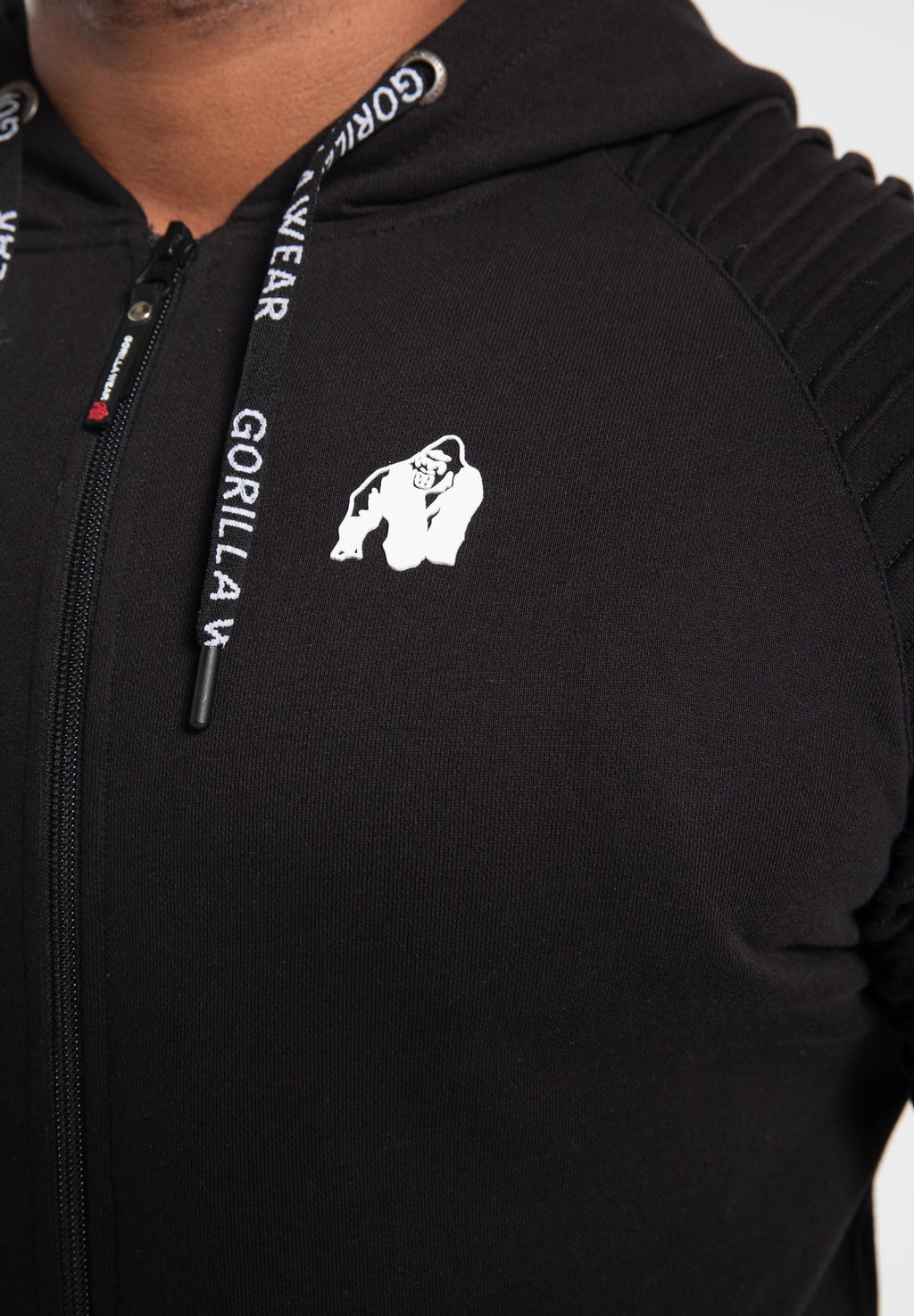 Gorilla Wear Georgia Vest met Capuchon - Zwart - Afbeelding 5