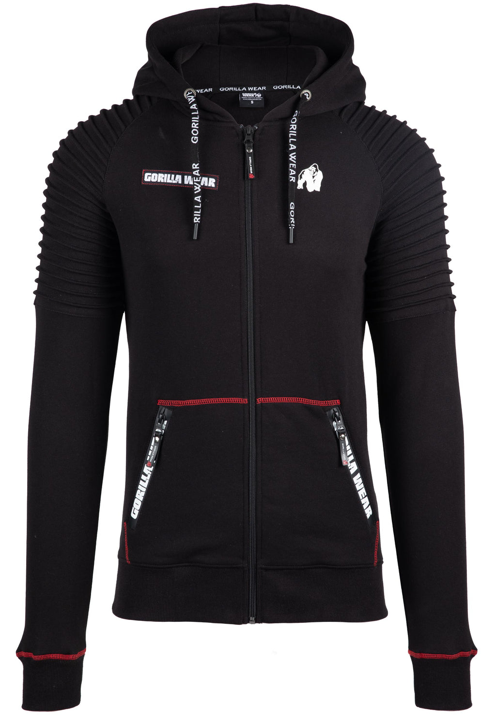 Gorilla Wear Georgia Vest met Capuchon - Zwart - Afbeelding 7