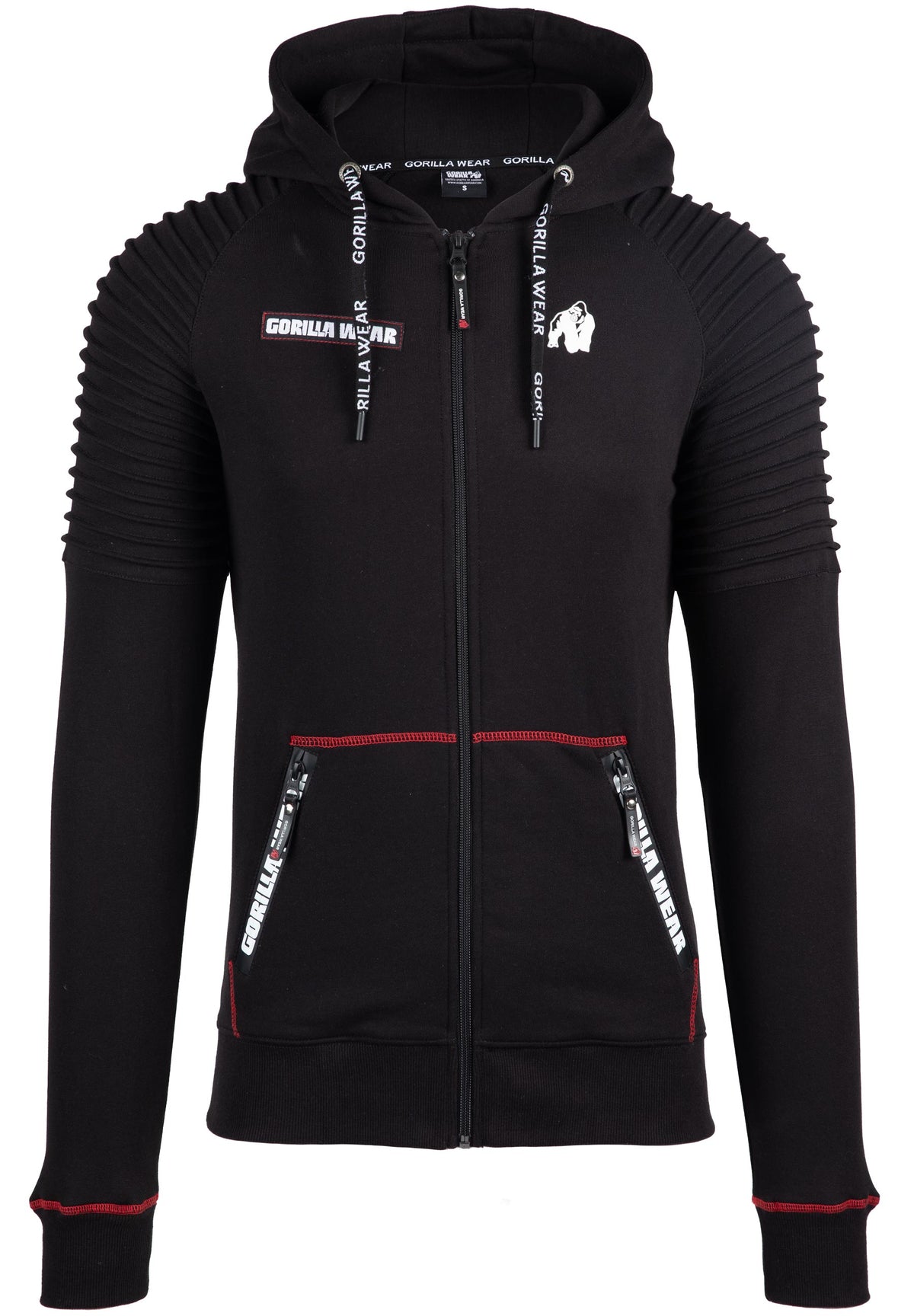 Gorilla Wear Georgia Vest met Capuchon - Zwart - Afbeelding 7