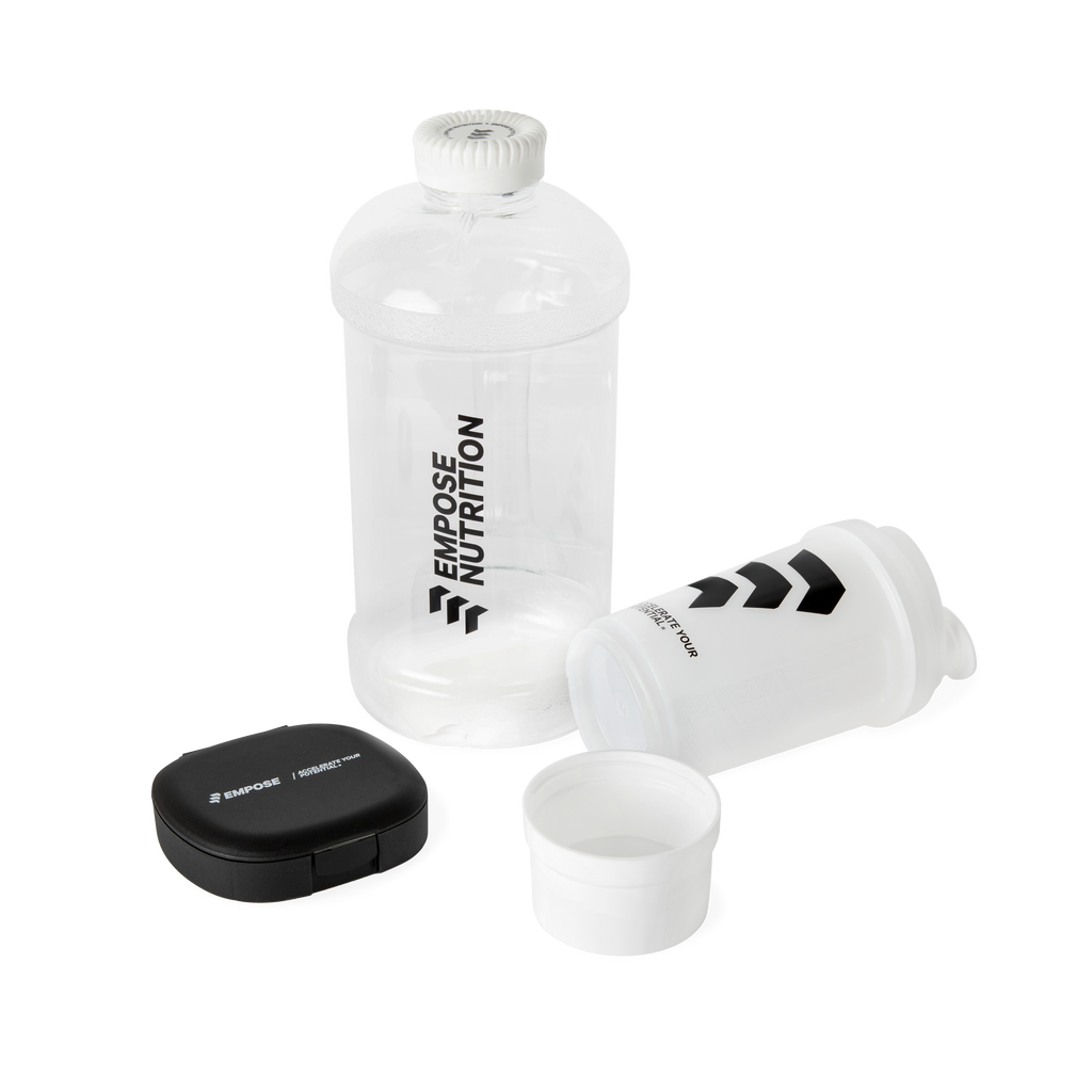 Empose Nutrition Pillbox - Pillendoosje voor Supplementen - Zwart - In gebruik