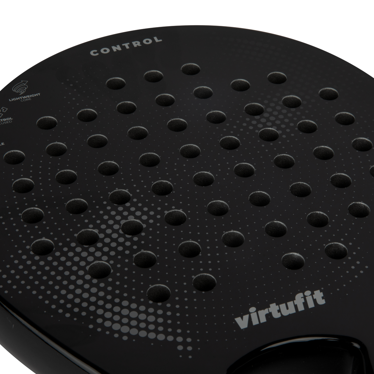 VirtuFit Control Padel Racket - Zwart - Grijs - In gebruik