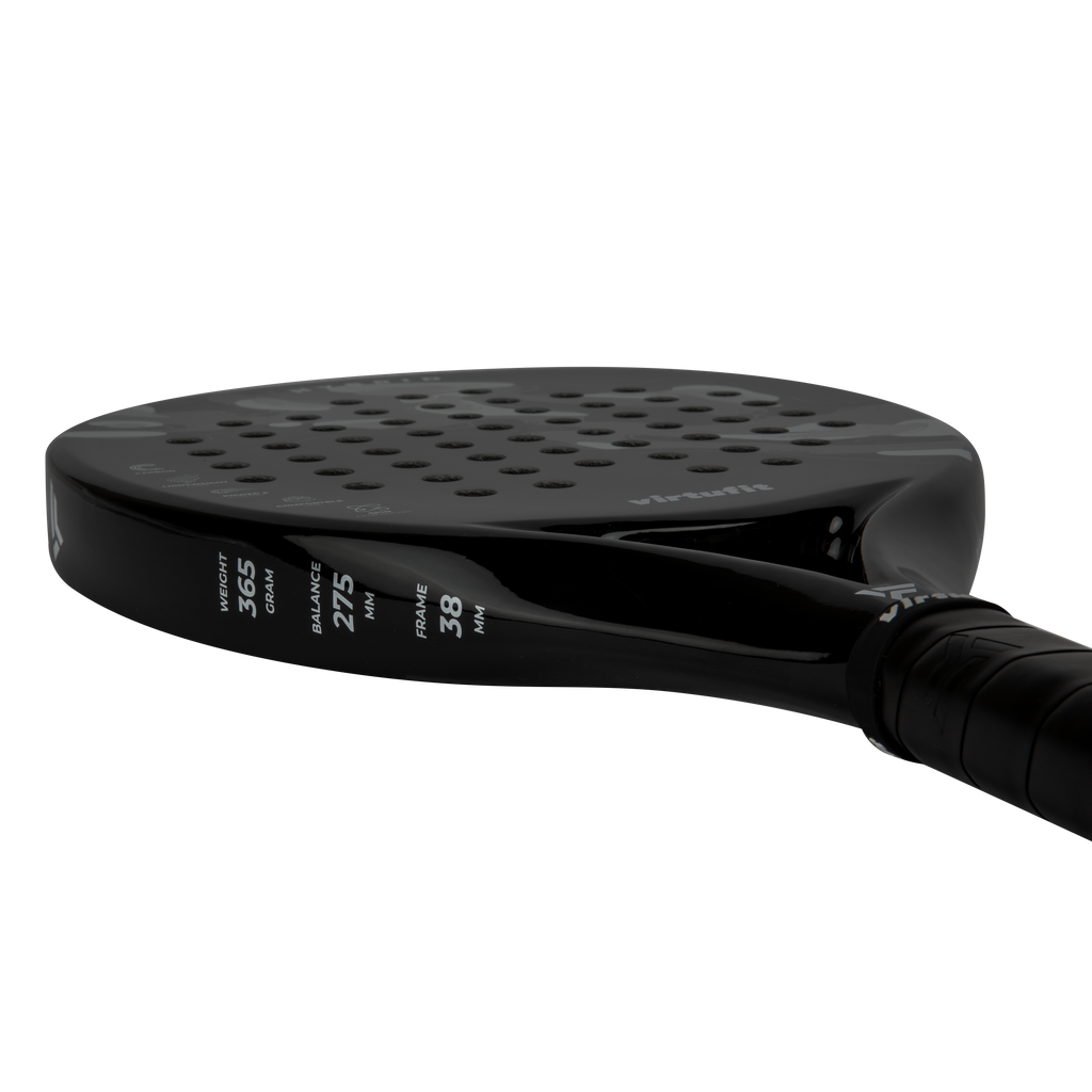 VirtuFit Hybrid Padel Racket - Schwarz - Grau - Zweite Chance