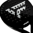 VirtuFit Hybrid Padel Racket - Zwart - Silver - In gebruik