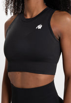 Gorilla Wear Olivia Seamless Crop Top - Zwart - Afbeelding 5