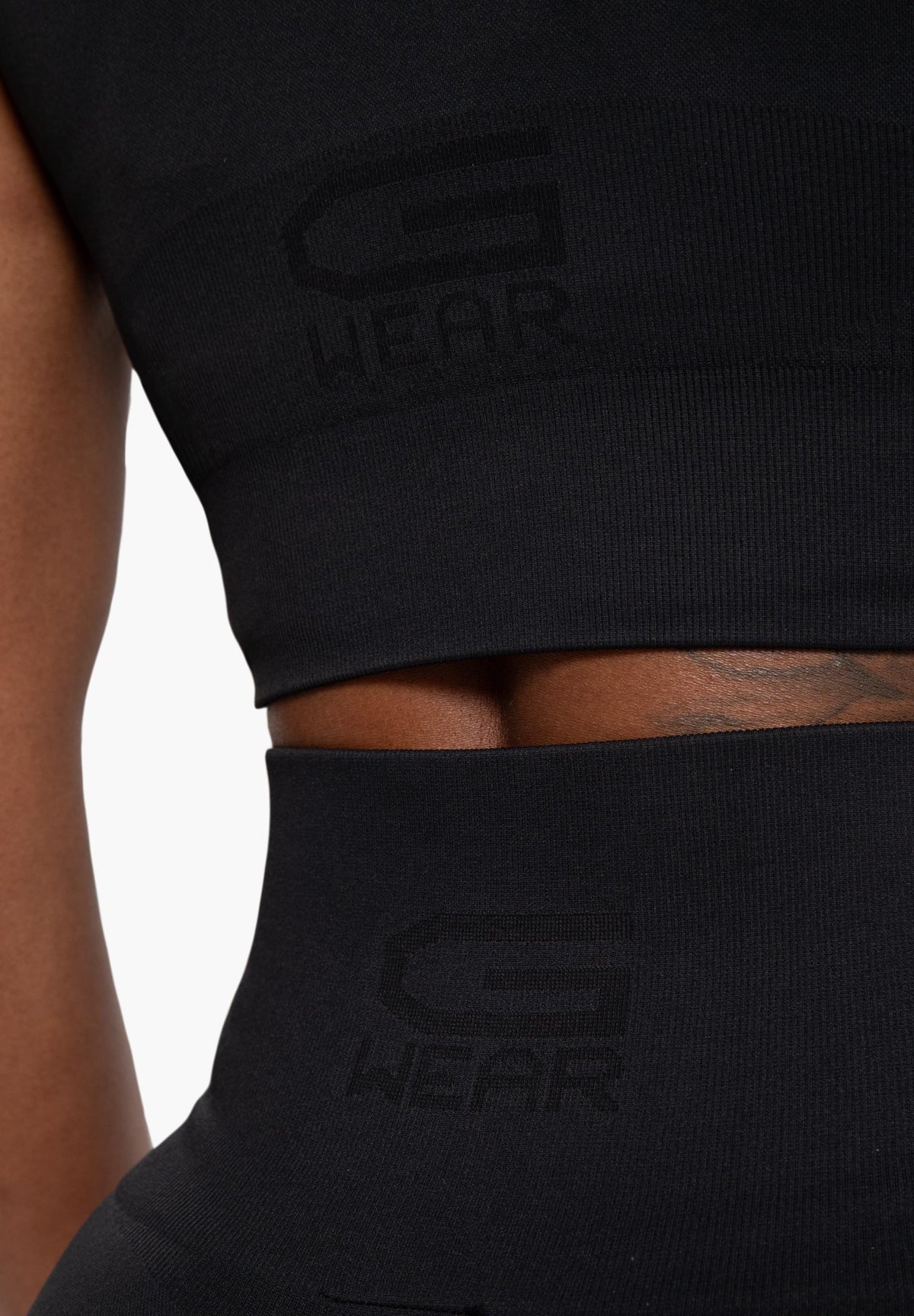 Gorilla Wear Olivia Seamless Crop Top - Zwart - Afbeelding 6