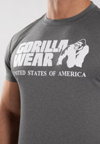 Gorilla Wear Classic Training T-shirt - Grijs Gemêleerd - Afbeelding 5