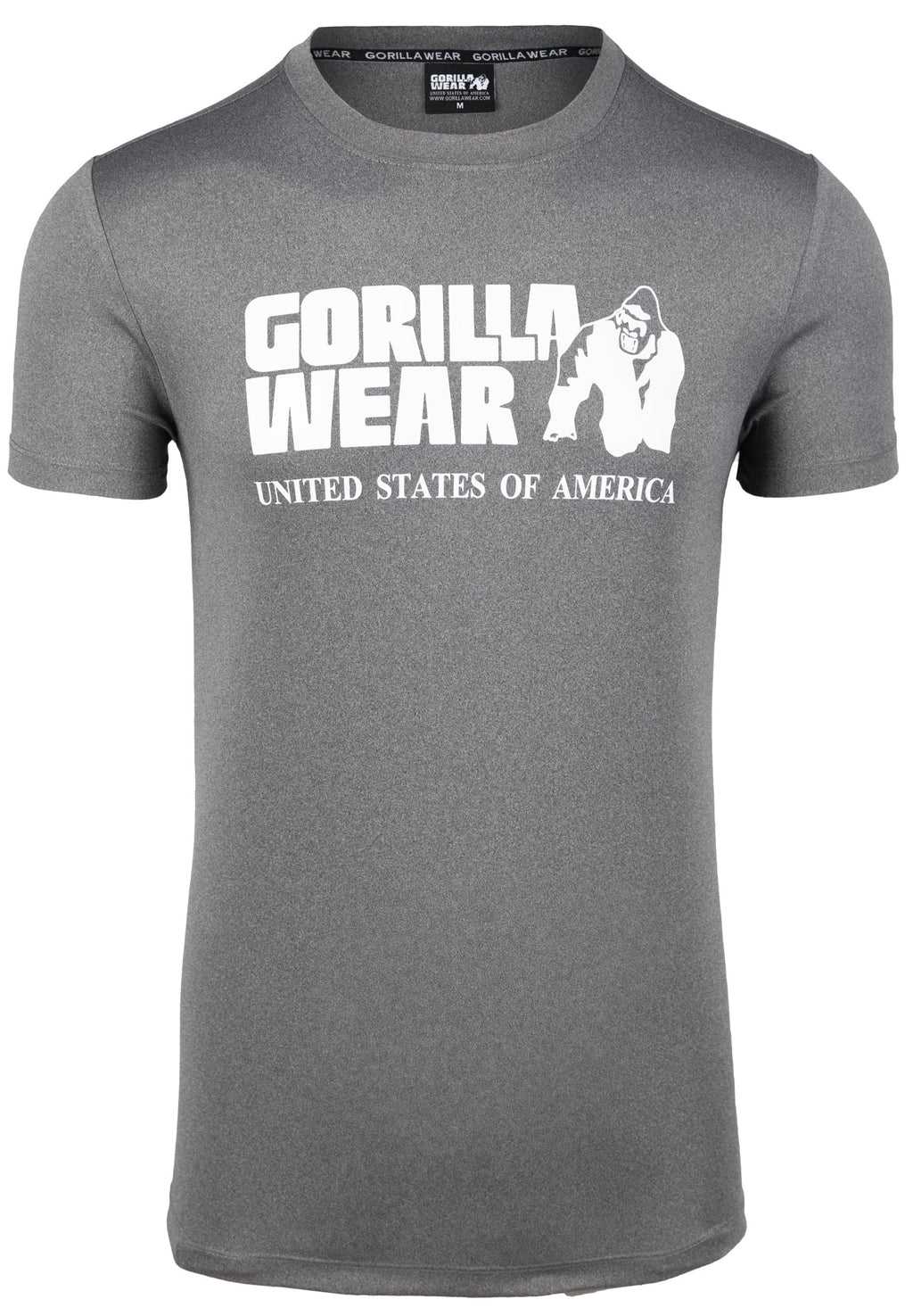 Gorilla Wear Classic Training T-shirt - Grijs Gemêleerd - Afbeelding 10