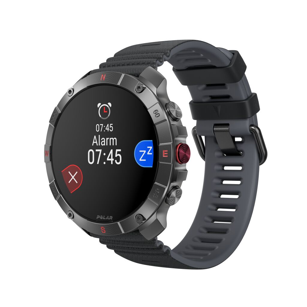 Polar Grit X2 Pro Titan Premium Outdoor Smart Watch - Brons/Zwart - S/L - Vooraanzicht