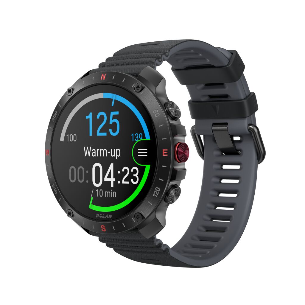 Polar Grit X2 Pro Premium Outdoor Smart Watch - Zwart - S/L - Vooraanzicht