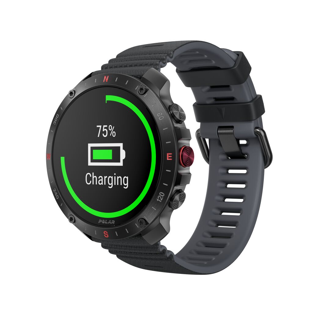 Polar Grit X2 Pro Premium Outdoor Smart Watch - Zwart - S/L - Vooraanzicht
