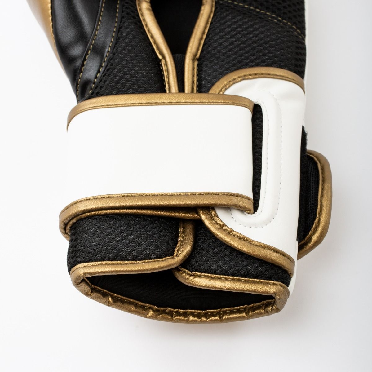 Everlast Powerlock 2R Bokshandschoenen - Wit/Goud - In gebruik