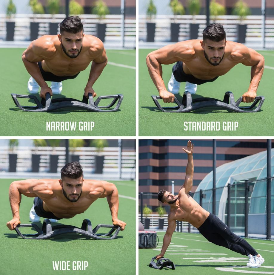 Bosu Helm / Push-Up Bar - Zwart - Afbeelding 5