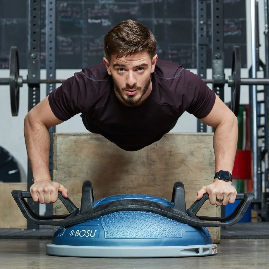 Bosu Helm / Push-Up Bar - Zwart - Afbeelding 6