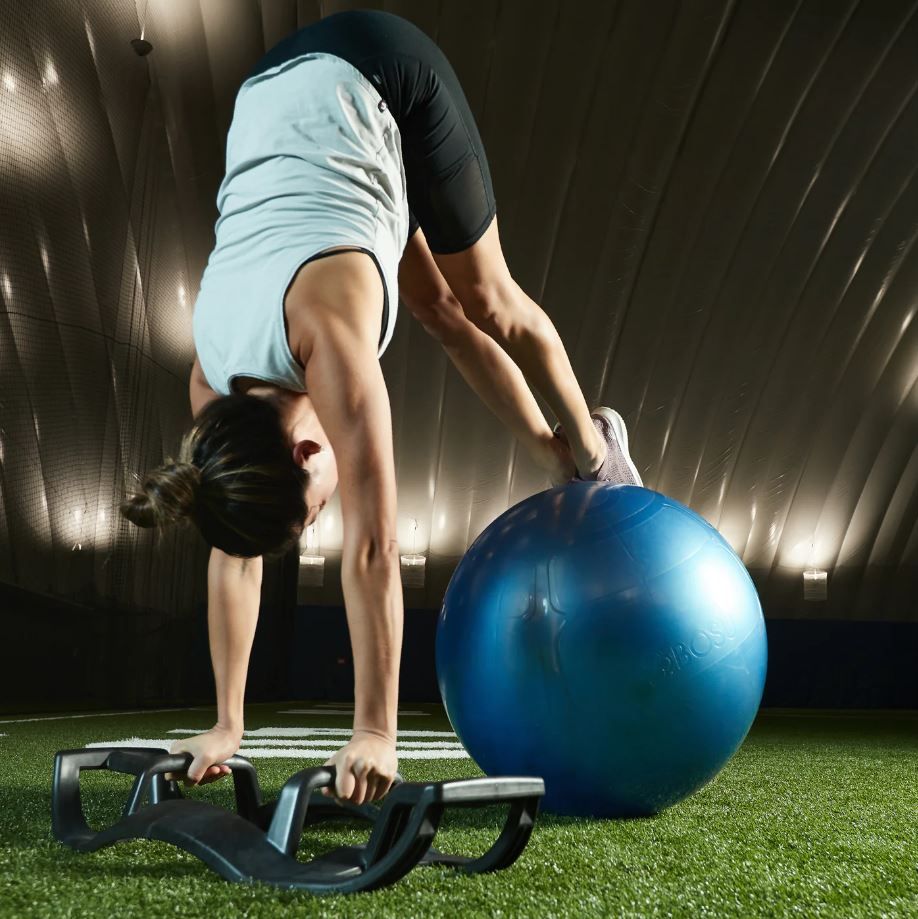 Bosu Helm / Push-Up Bar - Zwart - Afbeelding 7