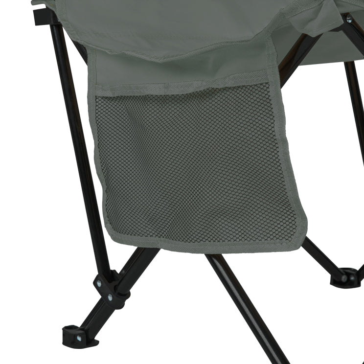 VirtuFit Opvouwbare Camping Stoel - Strandstoel - Grijs - Afbeelding 6