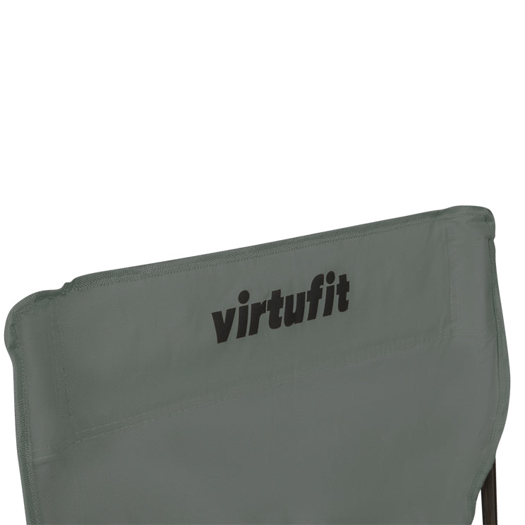 VirtuFit Opvouwbare Camping Stoel - Strandstoel - Grijs - Afbeelding 7