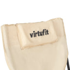 VirtuFit Campingstoel opvouwbaar met voetsteun - Strandstoel  - Beige - Afbeelding 7