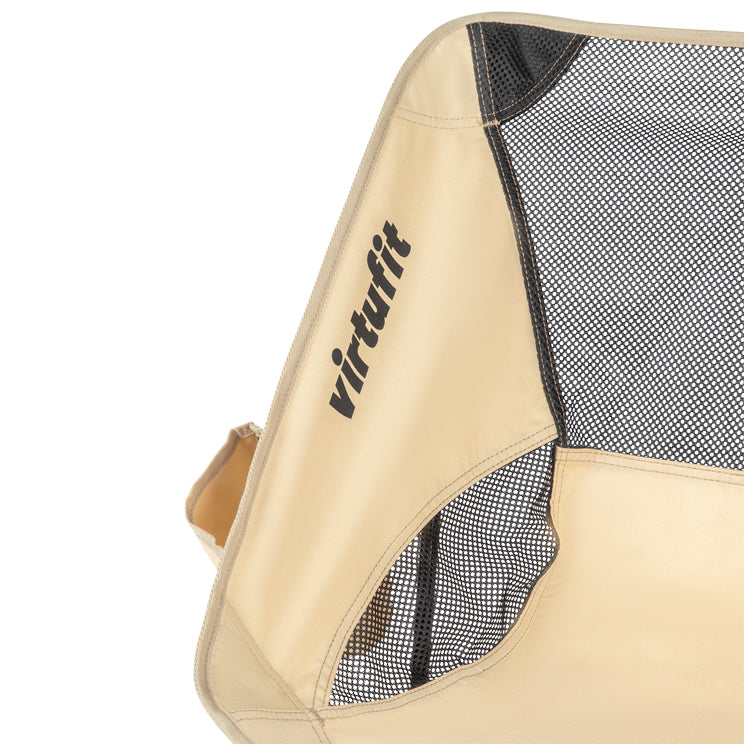 VirtuFit Camping Stoel Compact - Strandstoel - Opvouwbaar - Beige - Afbeelding 5