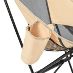 VirtuFit Camping Stoel Compact - Strandstoel - Opvouwbaar - Beige - Afbeelding 6