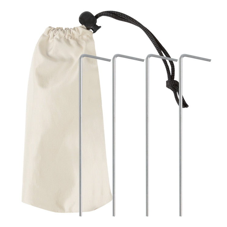 VirtuFit Strandparasol - Windscherm - Strandtent - 160 cm - Beige - Afbeelding 10