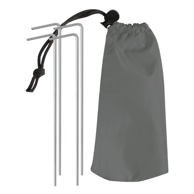 VirtuFit Strandparasol Premium - Windscherm - Strandtent - 200 cm - Grijs - Afbeelding 8