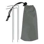 VirtuFit Strandparasol Premium - Windscherm - Strandtent - 200 cm - Grijs - Afbeelding 8
