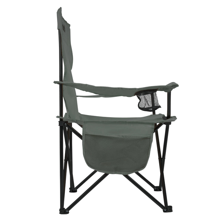 VirtuFit Opvouwbare Camping Stoel - Strandstoel - Grijs - Afbeelding 5