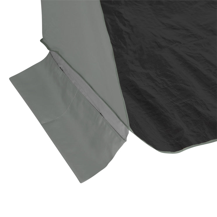 VirtuFit Strandsonnenschirm - Windschutz - Strandzelt - 160 cm - Grau - Zweite Chance