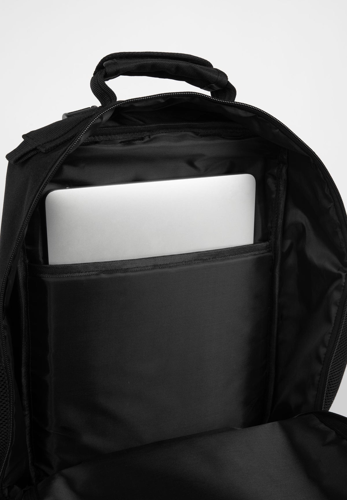 Gorilla Wear Clyde Meal Prep Rugzak - Sporttas - Zwart - Achteraanzicht