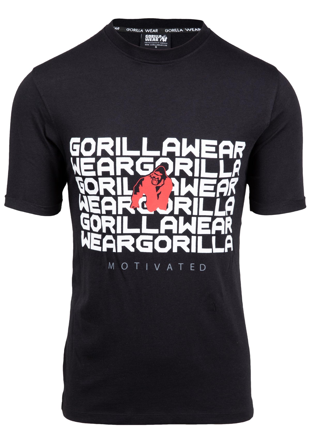 Gorilla Wear Bradley T-shirt - Zwart - In gebruik