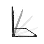 VirtuFit Inklapbaar Voetbaldoel - Panna goal - 150 x 60 cm (set van 2) - zwart - In gebruik