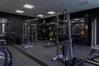 Flow Fitness Hoekstuk Rubberen Tegel Met Waterdichte SBR-laag - 15 x 15 cm - In gebruik