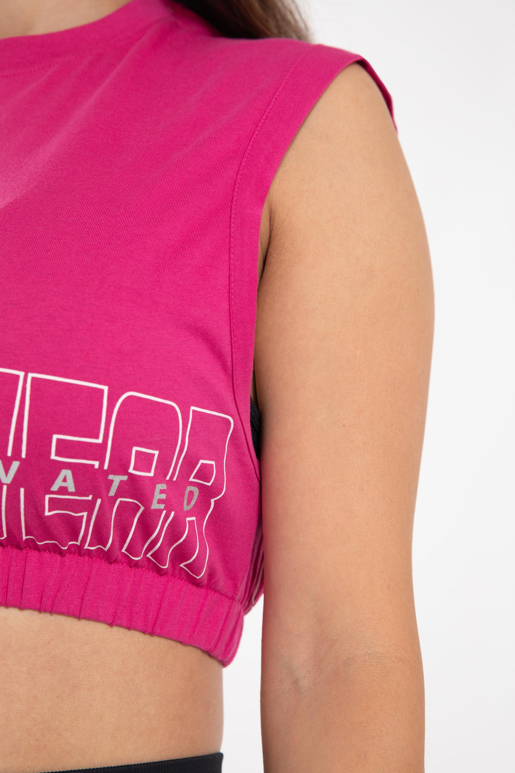 Gorilla Wear Albion Oversized Crop Top - Roze - Afbeelding 6