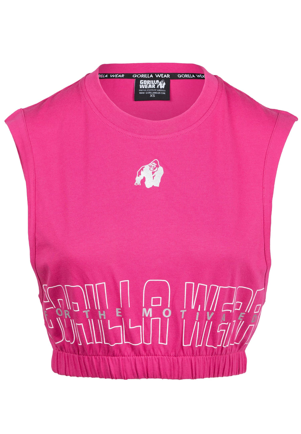 Gorilla Wear Albion Oversized Crop Top - Roze - Afbeelding 7