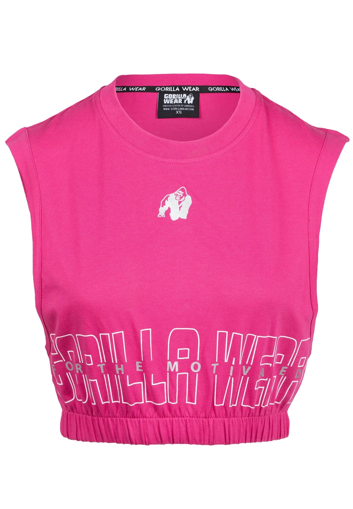 Gorilla Wear Albion Oversized Crop Top - Roze - Afbeelding 7
