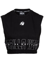 Gorilla Wear Albion Oversized Crop Top - Zwart - Afbeelding 7