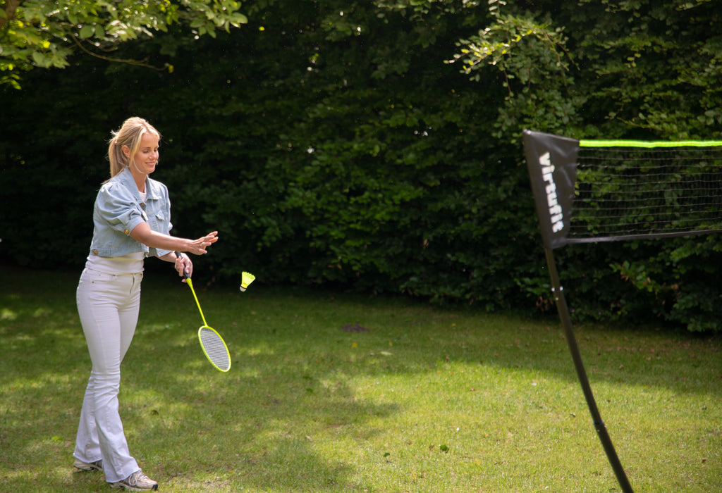 VirtuFit 2-in-1 Portable Badminton- en Tennisset - Inclusief koffer en rackets - Afbeelding 13