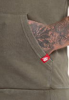 Gorilla Wear Silverdale Mouwloos Vest met Capuchon - Legergroen - Afbeelding 7