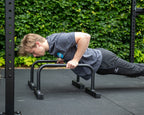 Muscle Power Parallettes Set - Zwart - Aanzicht